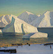 Early November North Greenland Art Print