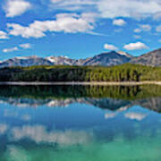 Eibsee Lake Art Print