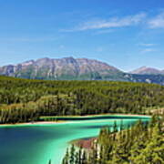 Emerald Lake,yukon Canada Art Print