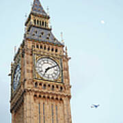 England, London,  View Of Big Ben Tower Art Print