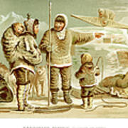 Eskimo Family Art Print