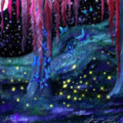 Firefly Night Art Print
