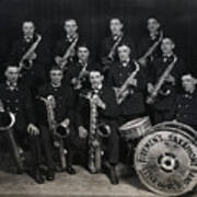 Firemans Saxophone Band Art Print