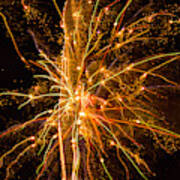 Fireworks Neuron Explosion Art Print