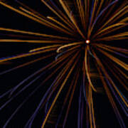 Fireworks Sputnik Art Print
