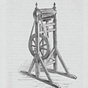 First Electrical Machine Of Benjamin Art Print