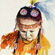 First Nations Powwow Princess Art Print