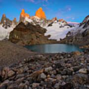 Fitz Roy Mountain, Argentina Art Print