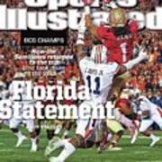 Florida Statement 2013 Bcs Champion Sports Illustrated Cover Art Print