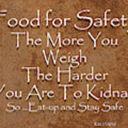 Food For Safety Art Print