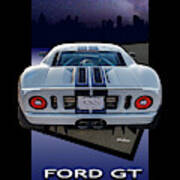 Ford Gt - Into The City Art Print