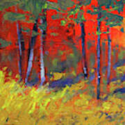 Forest Sunset Art Print