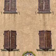 Four Windows Of Florence Art Print