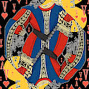French Playing Card - Lahire, Valet De Coeur, Jack Of Hearts Pop Art - #2 Art Print