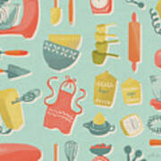 Fresh Baked Pattern Ia Art Print