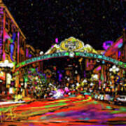 Gaslamp, San Diego Art Print