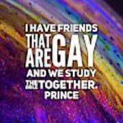 Gay Friends Art Print