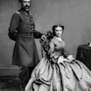 General Custer And His Wife Libbie Art Print