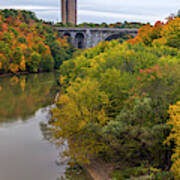 Genesee River Gorge Rochester Ny Art Print