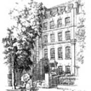 George Eliots House, Chelsea, London Art Print