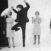 George Harrison Practicing Dance Steps Art Print