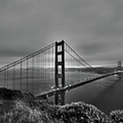 Golden Gate Bridge At Dawn Art Print