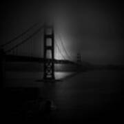 Golden Gate - Night Study Art Print