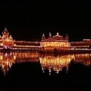 Golden Temple, Amritsar, Reflecting On Art Print