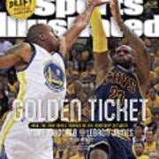 Golden Ticket How The Nba Finals Turned On The Matchup Sports Illustrated Cover Art Print