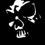 Goth Dark Skull Graphic Art Print