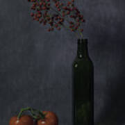 Grapes And Tomatoes Art Print