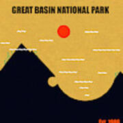 Great Basin N. P. M Series Art Print