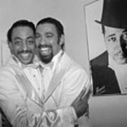 Gregory Hines Hugs Brother Maurice Art Print