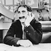 Groucho Marx In Duck Soup -1933-. Art Print