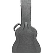 Guitar Case Isolated Art Print