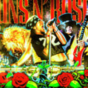 Guns N' Roses Pinball Art Print