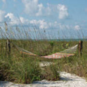 Hammock In The Sea Oats Art Print