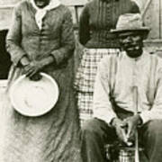 Harriet Tubman With Husband And Daughter Art Print