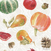 Harvest Bouquet Pattern Iv Art Print