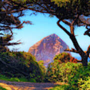 Haystack Rock At Cape Kiwanda Art Print