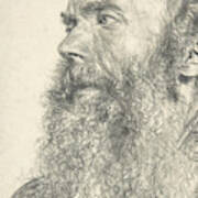 Head Of A Bearded Man Art Print