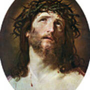 Head Of Christ Crowned With Thorns Art Print