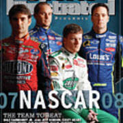 Hendrick Motorsports, 2008 Nascar Nextel Cup Series Preview Sports Illustrated Cover Art Print