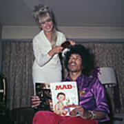 Hendrix Hair Art Print