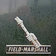 Heskin Vintage Rally.  Field Marshall Logo. Art Print