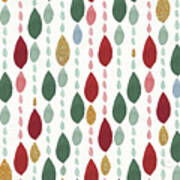 Holiday Sparkle Pattern Viia Art Print