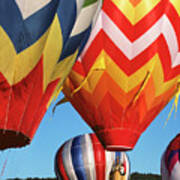 Hot Air Balloons Ascending Brattleboro Art Print