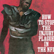 How To Stop The Injury Plague In The Nfl Sports Illustrated Cover Art Print