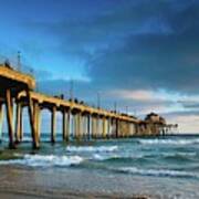 Huntington Beach Pier Art Print