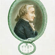 Immanuel Kant, German Philosopher, 1812 Art Print